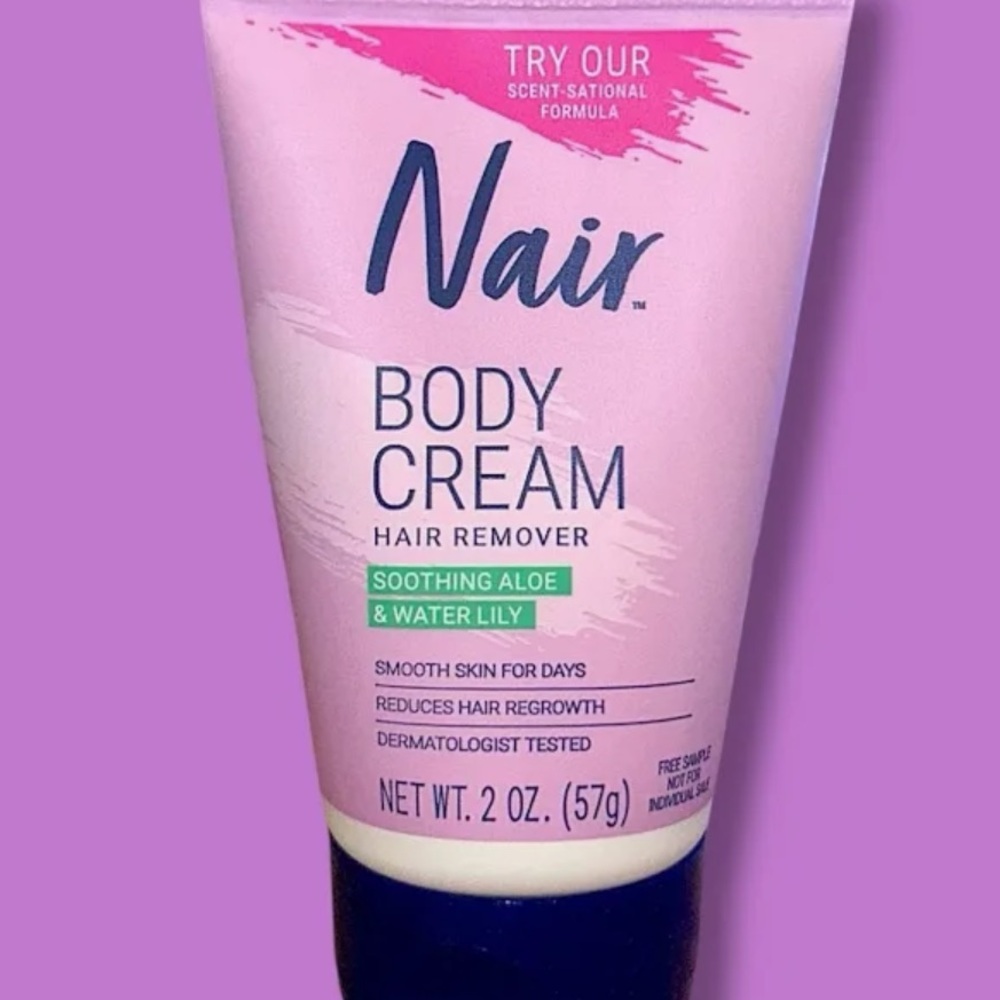 NWT Nair Hair Remover Body Cream Travel Size 2oz